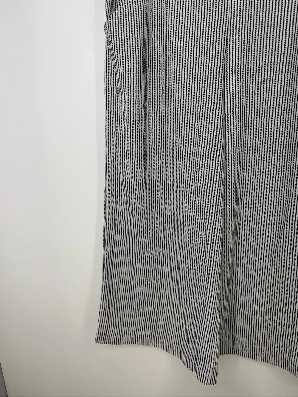Max Studio Stripe Polka dot Wide Leg Flare Crop Casual Pants Trousers size XXL